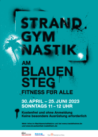 Plakat zur Strandgymnastik 2023 Plakat zur Strandgymnastik 2023